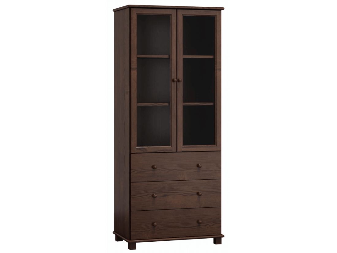 Witryna sosnowa nr13 orzech