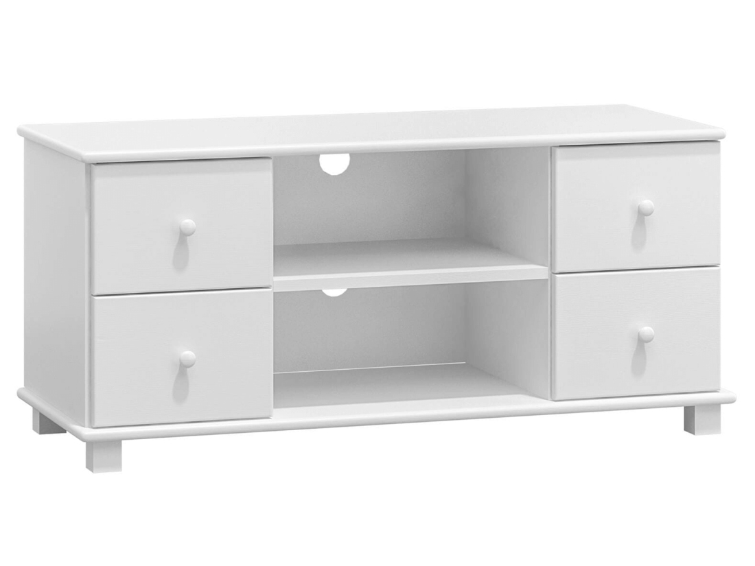 Stolik RTV drewniany nr3 s136 biały