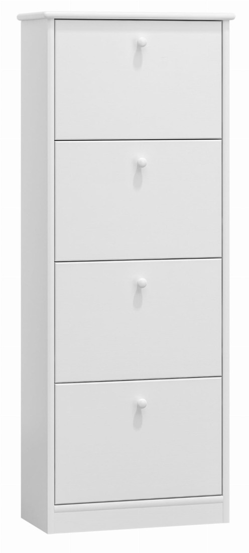 Szafka na buty sosnowa nr2 biała