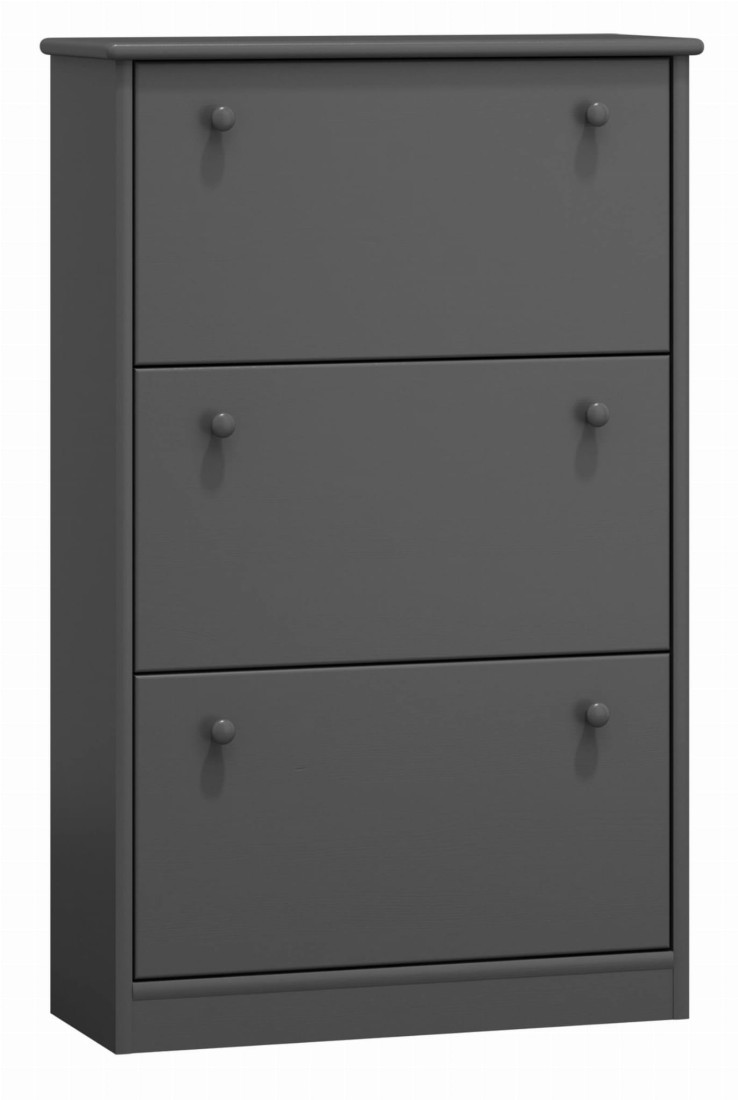 Szafka na buty sosnowa nr3 szara