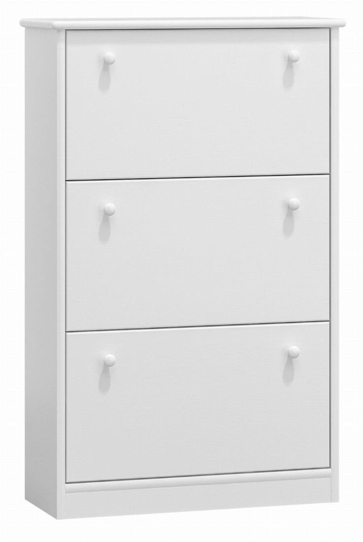 Szafka na buty sosnowa nr3 biała