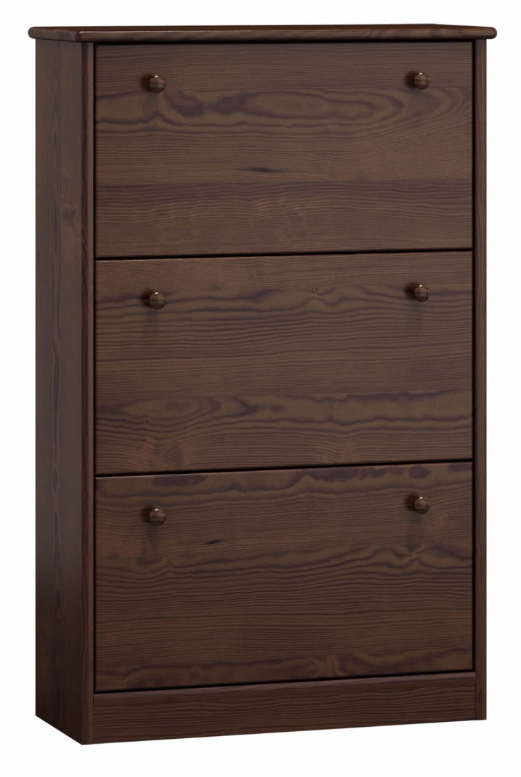 Szafka na buty sosnowa nr3 orzech