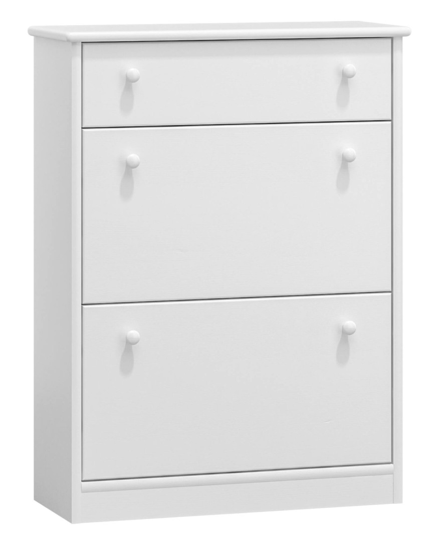 Szafka na buty sosnowa nr4 biała