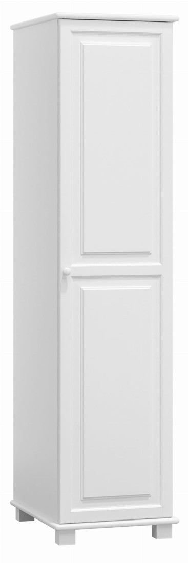 Szafa drewniana 1D nr2 wieszak biała