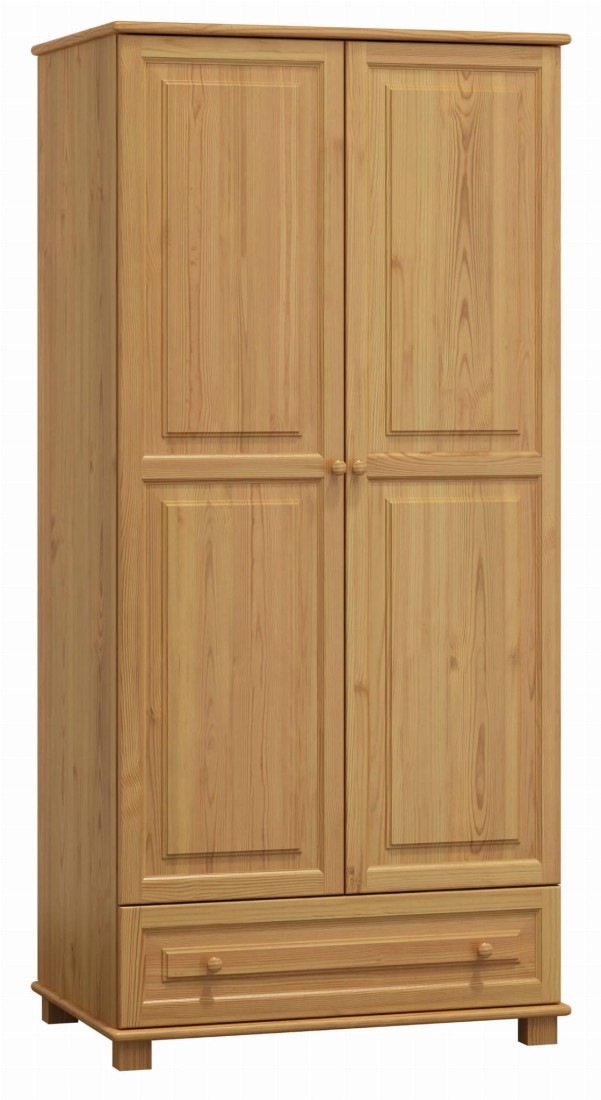 Szafa sosnowa 2D nr1 wieszak S80 olcha