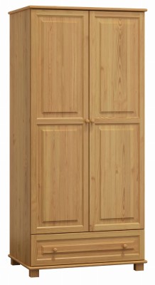 Szafa sosnowa 2D nr1 wieszak S80 olcha