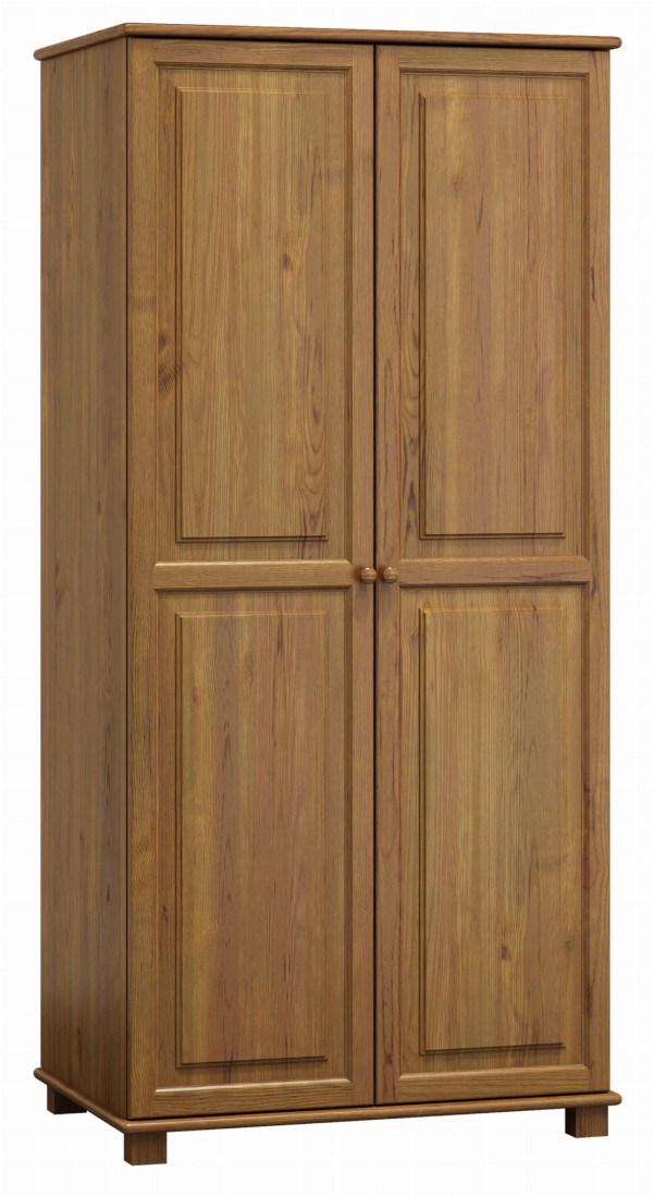 Szafa drewniana 2D nr2 wieszak S80 dąb