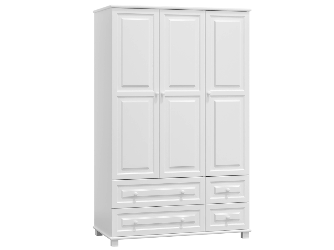 Szafa sosnowa 3D nr3 S120 biała