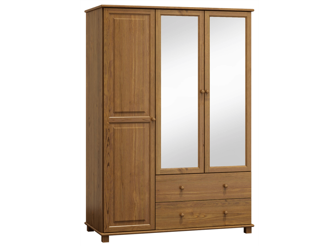 Szafa sosnowa 3D nr6 S120 dąb