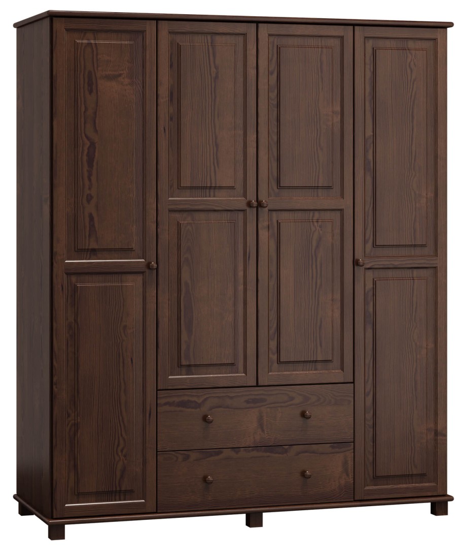 Szafa sosnowa 4D nr2 S180 orzech