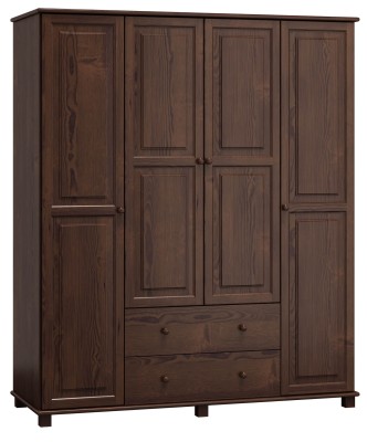 Szafa sosnowa 4D nr2 S180 orzech