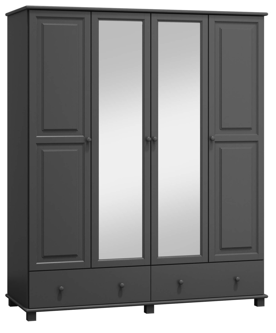 Szafa sosnowa 4D nr3 S160 szara