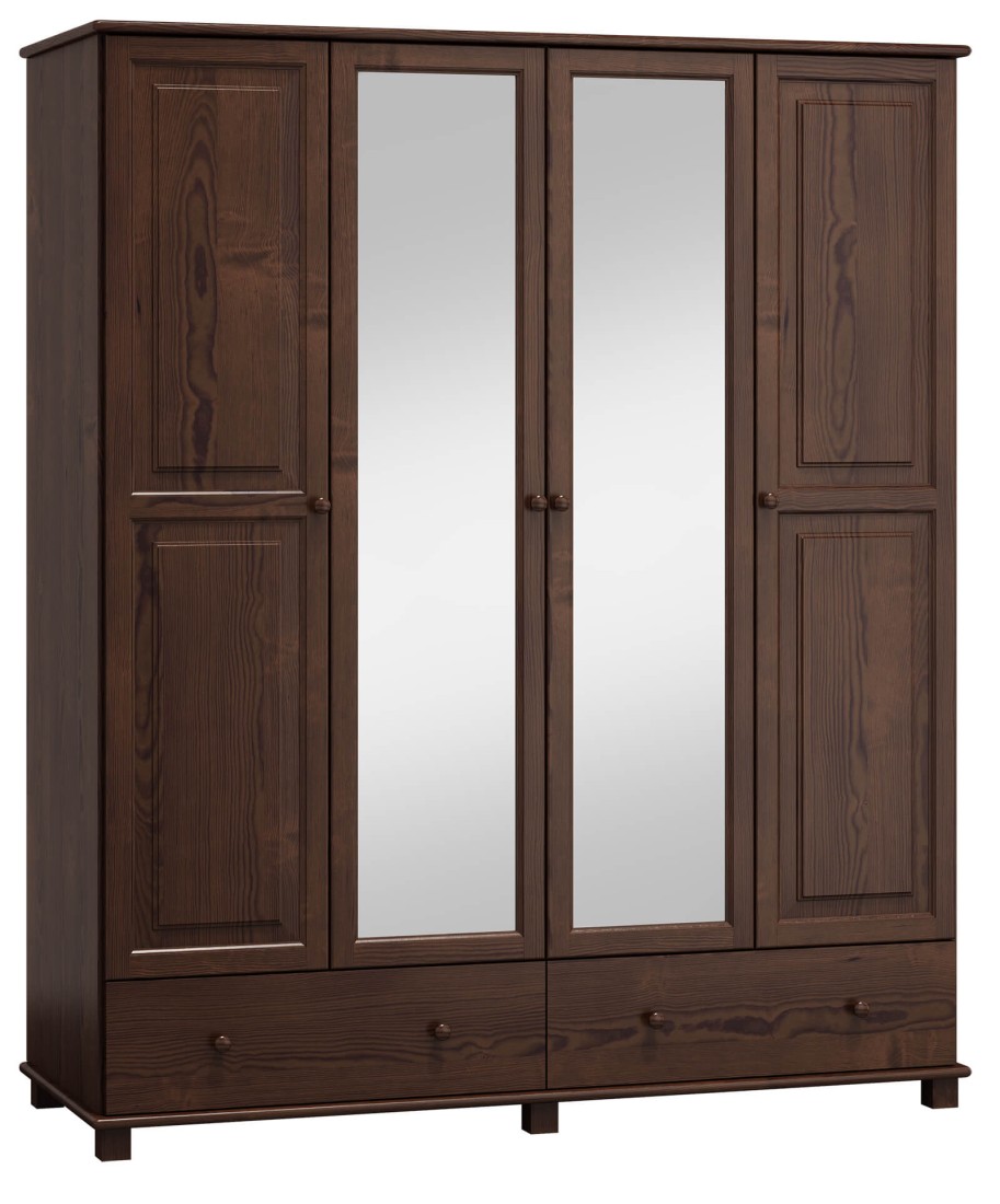 Szafa sosnowa 4D nr3 S160 orzech