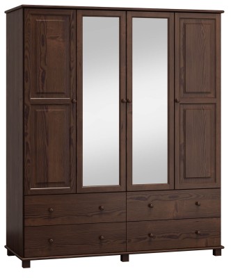 Szafa sosnowa 4D nr4 S160 orzech