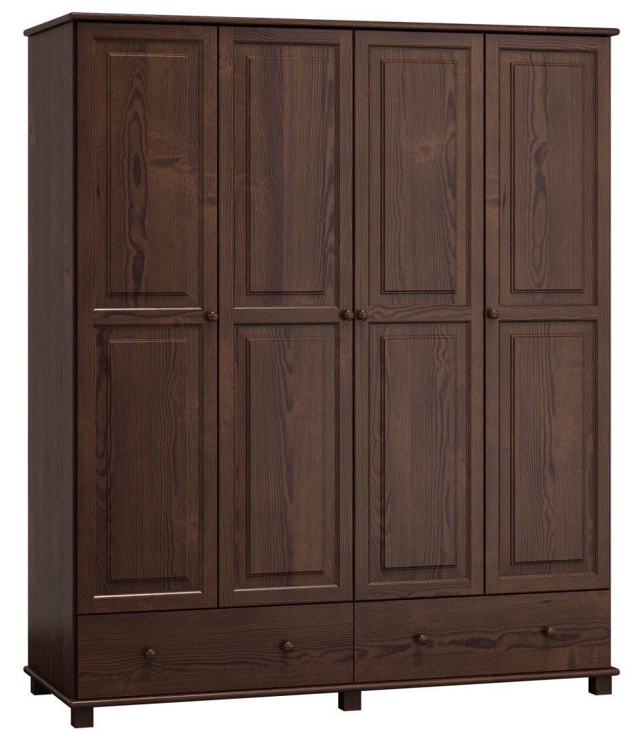 Szafa sosnowa 4D nr5 S160 orzech