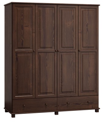 Szafa sosnowa 4D nr5 S160 orzech