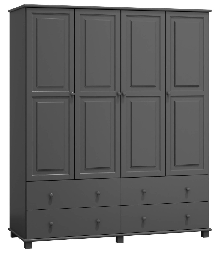 Szafa sosnowa 4D nr6 S160 szara