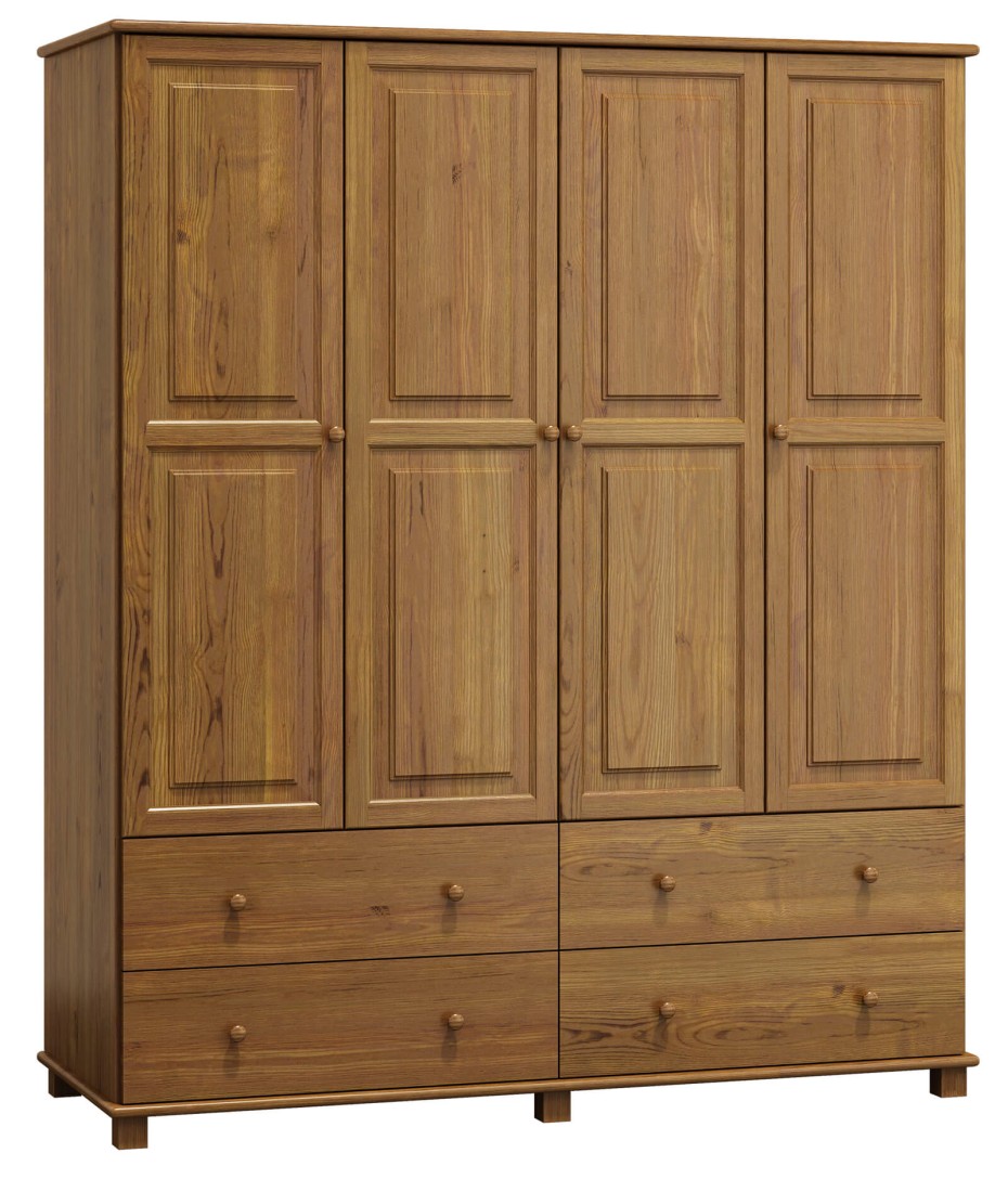 Szafa sosnowa 4D nr6 S160 dąb