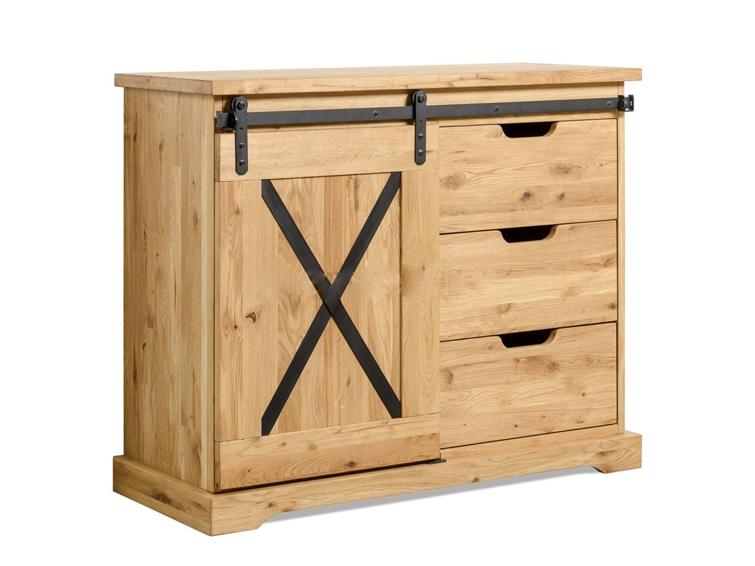 Komoda Dębowa Loftowa X-oak nr 2