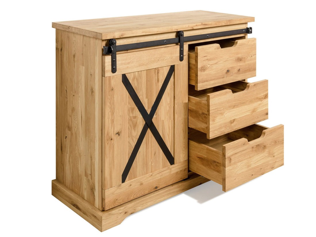 Komoda Dębowa Loftowa X-oak nr 2