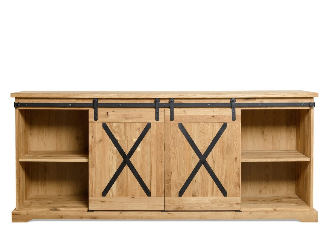 Komoda Dębowa Loftowa X-oak nr 4