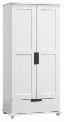 Szafa nr7 Modern 100 wieszak/półki biała