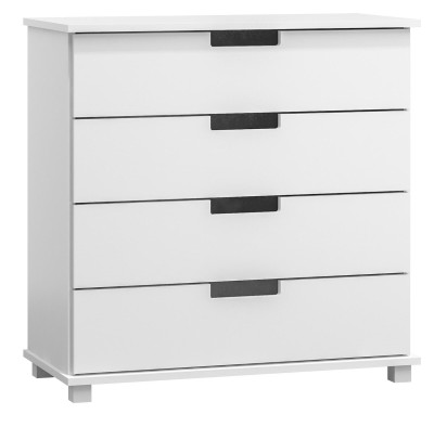 Komoda sosnowa drewniana nr3 Modern 100x100x42 biała