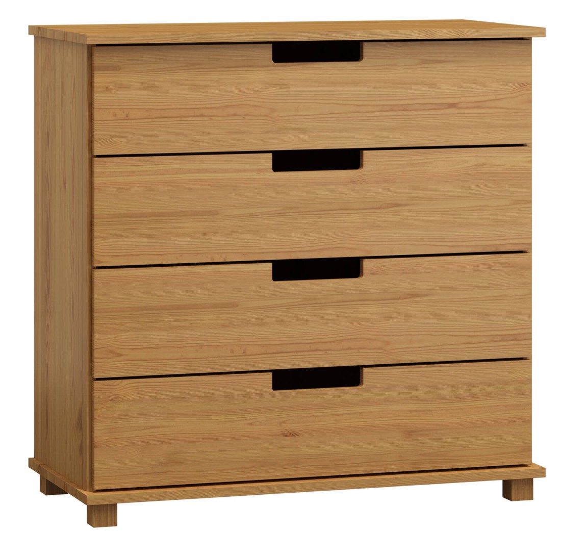 Komoda sosnowa drewniana nr3 Modern 100x100x42 olcha