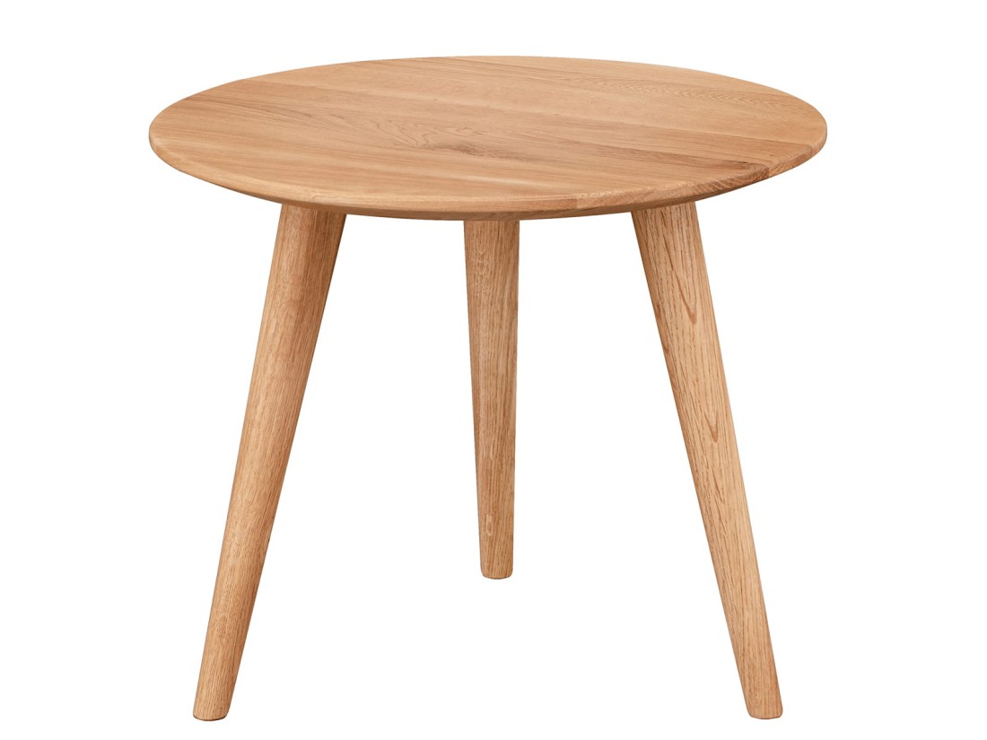 Stolik kawowy okrągły 60cm Reno dąb naturalny