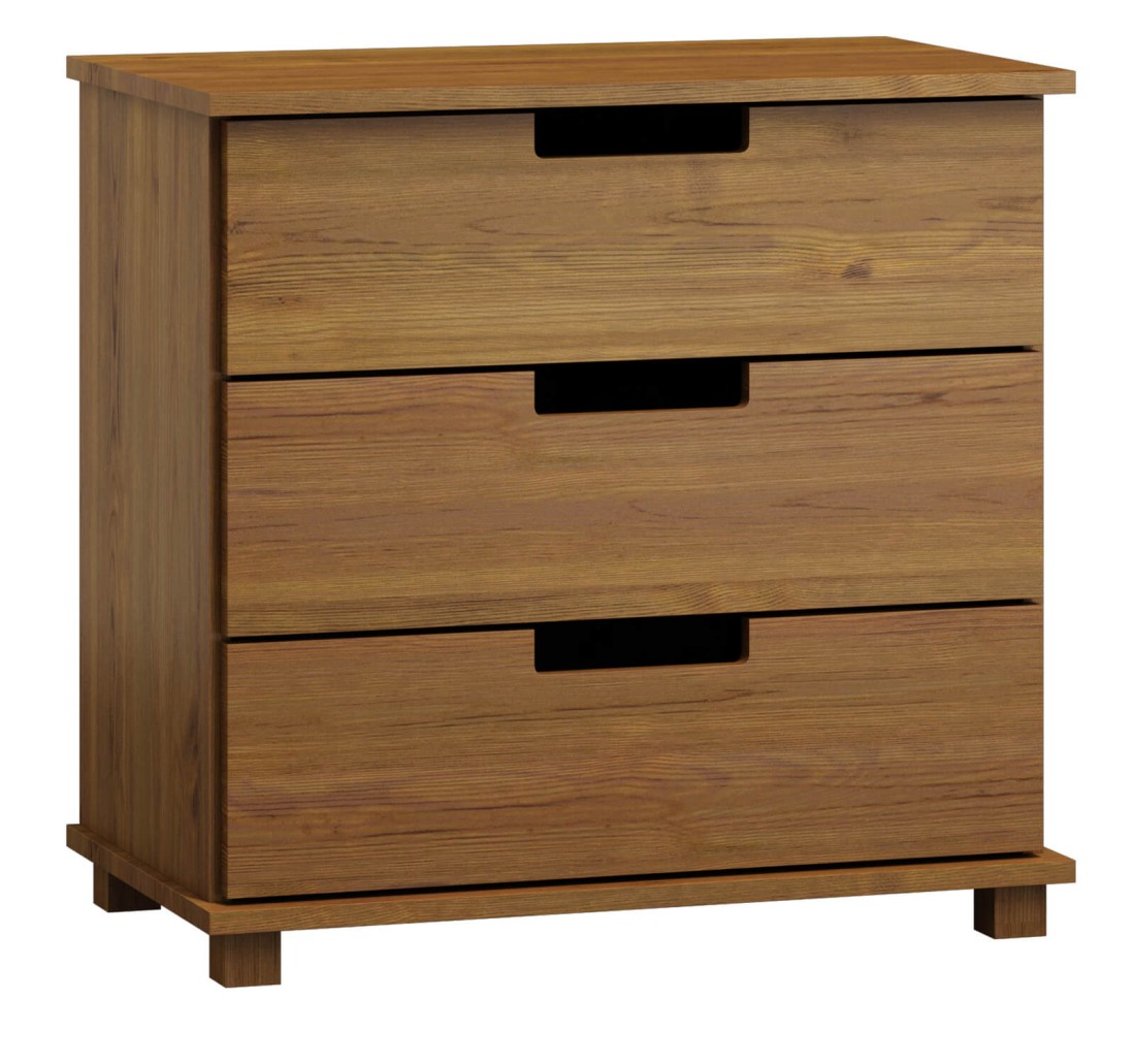 Komoda sosnowa drewniana nr2 Modern 80x80x42 dąb