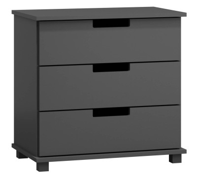 Komoda sosnowa drewniana nr2 Modern 100x80x42 szara