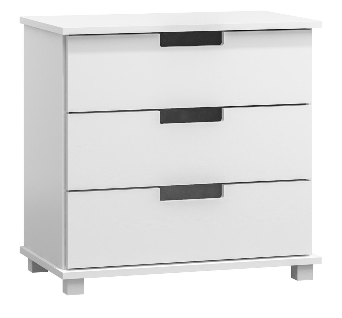 Komoda sosnowa drewniana nr2 Modern 100x80x42 biała