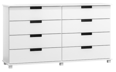 Komoda sosnowa drewniana nr1 Modern 180x80x42 biała