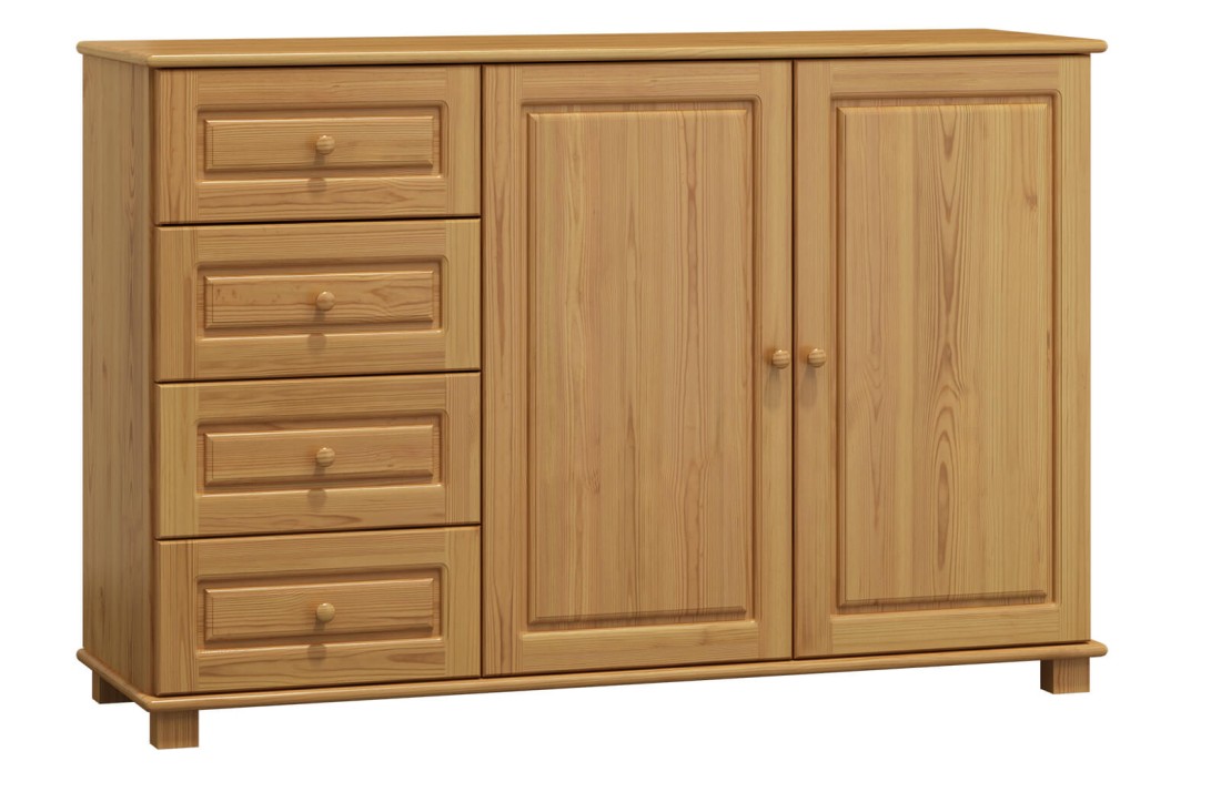 Komoda drewniana sosnowa 152 olcha