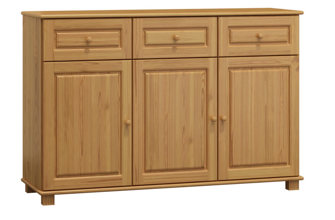 Komoda drewniana sosnowa 153 olcha
