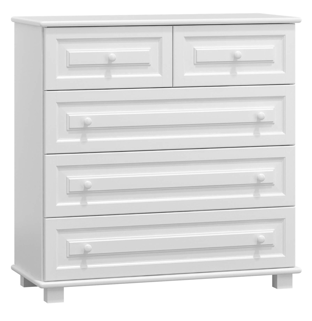 Komoda sosnowa drewniana nr4 g42 biała