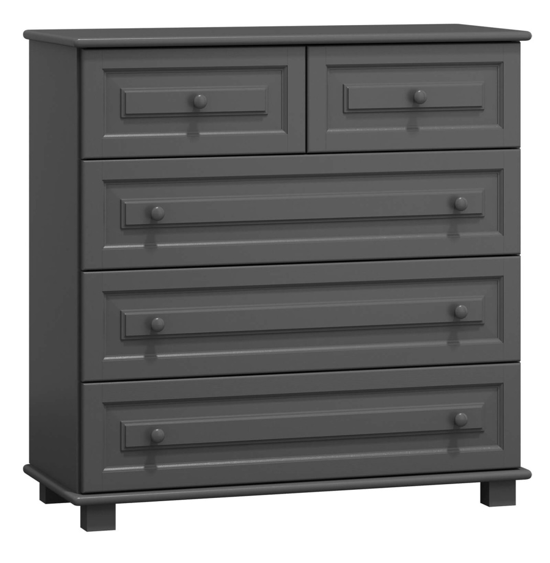 Komoda sosnowa drewniana nr4 g47 szara