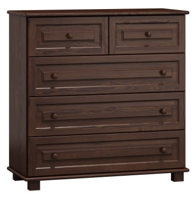 Komoda sosnowa drewniana nr4 g47 orzech