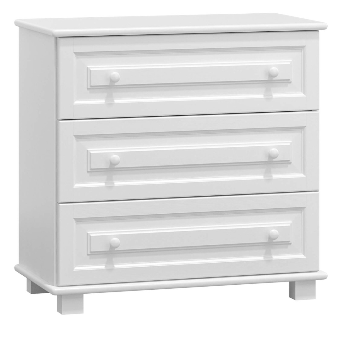 Komoda sosnowa drewniana nr6 g42 biała