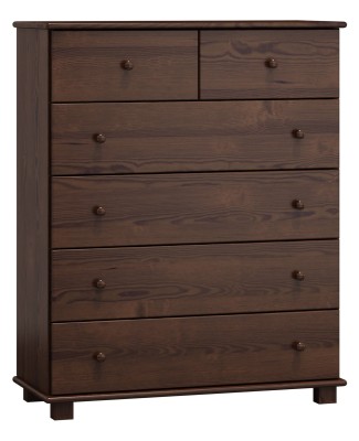 Komoda sosnowa drewniana nr10 g42 orzech