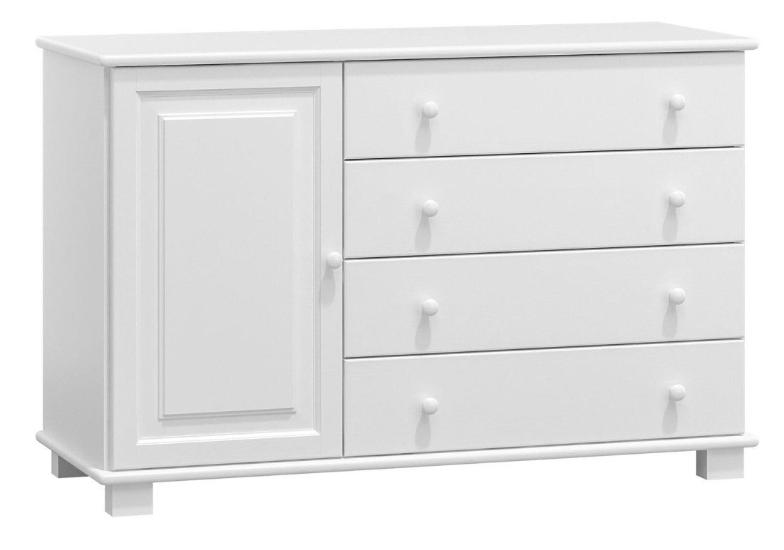 Komoda sosnowa drewniana nr34 g47 biała