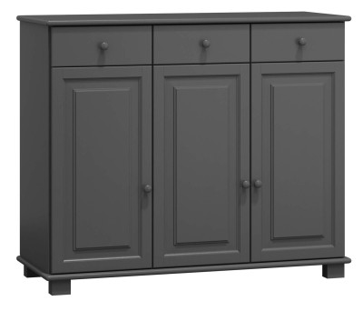 Komoda drewniana sosnowa nr41 g42 szara