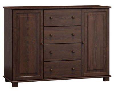 Komoda drewniana sosnowa nr42 g42 orzech