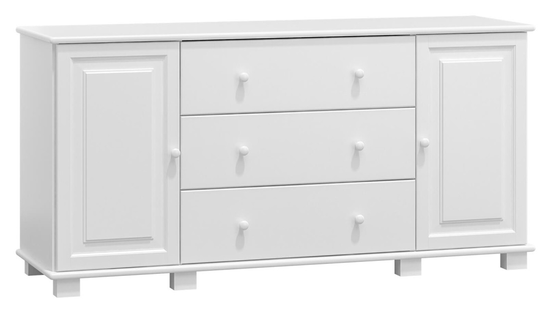 Komoda drewniana sosnowa nr45 g47 biała