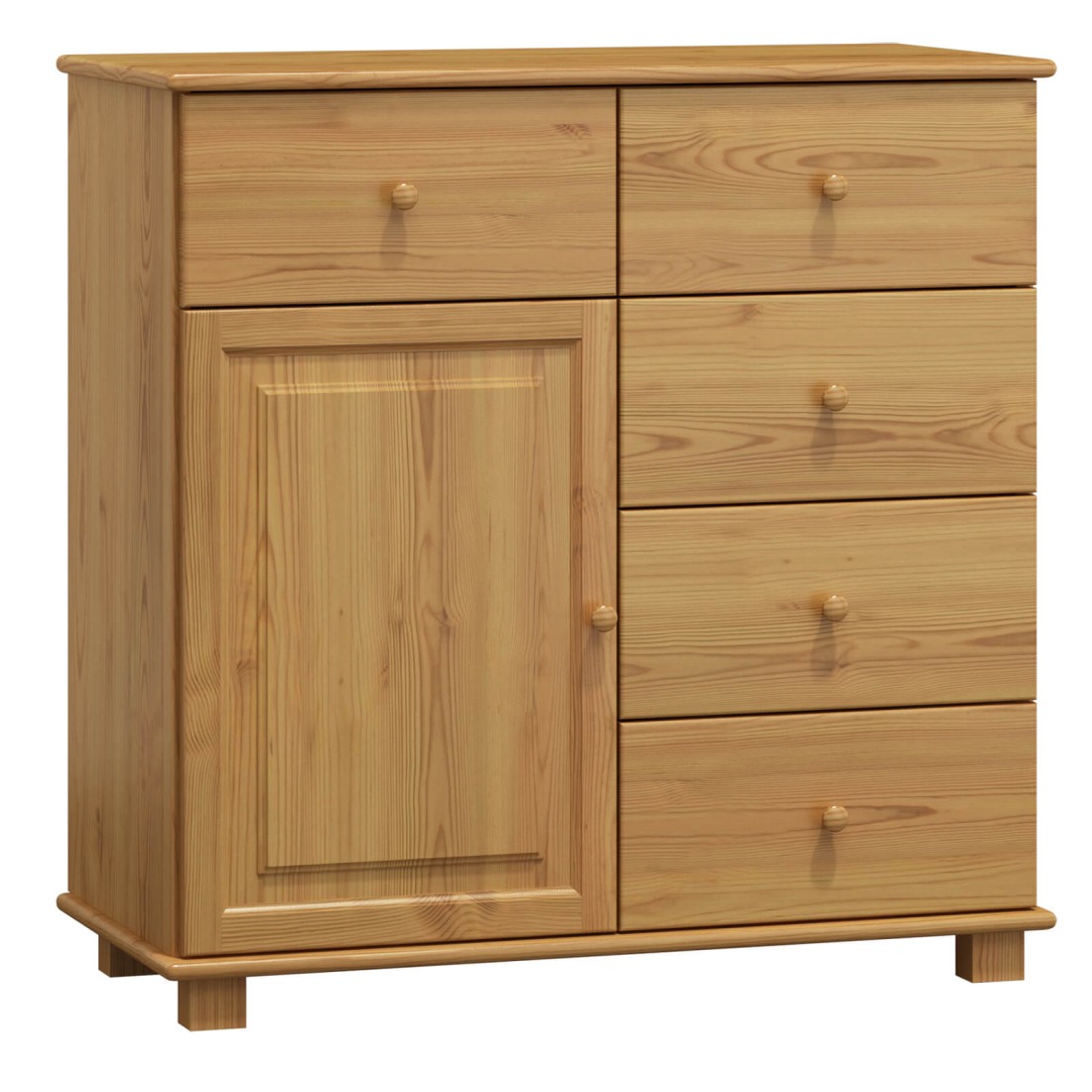 Komoda drewniana sosnowa nr47 g42 olcha