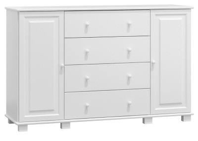 Komoda drewniana sosnowa nr58 g42 biała