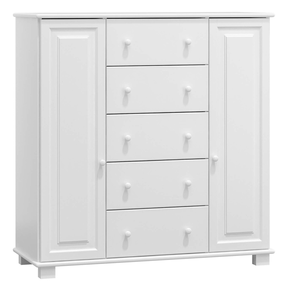 Komoda drewniana sosnowa nr60 g47 biała