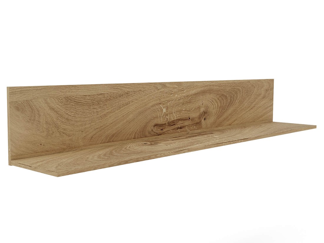 Półka dębowa lita Taranto nr 21 dąb czysty olej