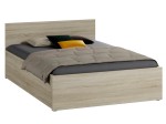 Łóżko z materacem 120x200 DM1 Dąb sonoma 