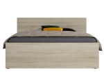 Łóżko z materacem 120x200 DM1 Dąb sonoma 
